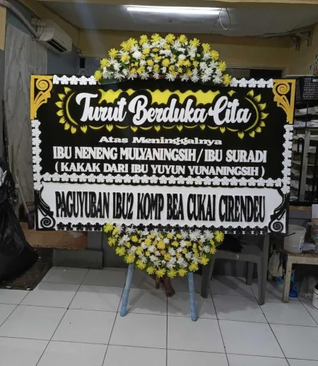 Papan Bunga Duka Panjang Jiwo Tenggilis Mejoyo